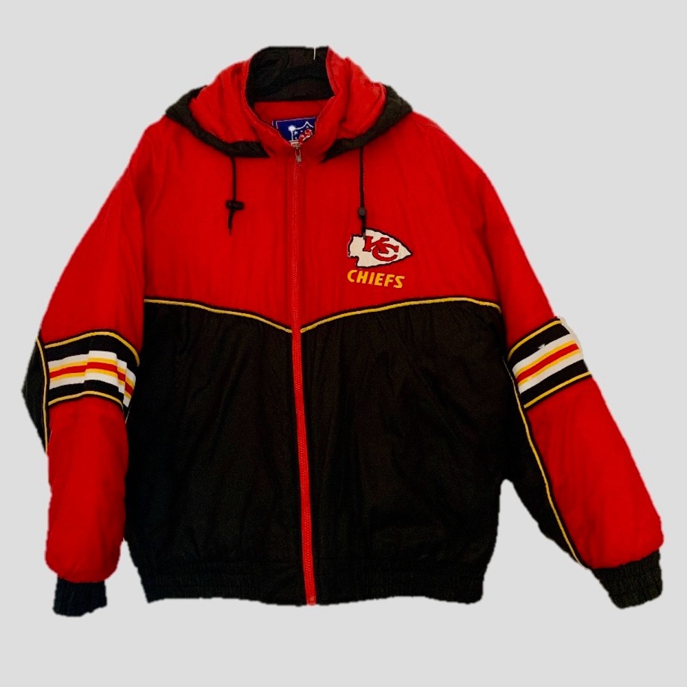 Vintage Kansas City Chiefs NFL Gameday Zip-up Jacket Coat